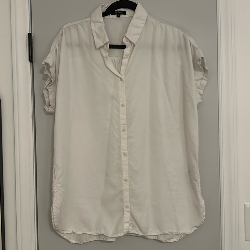 Quince Vintage wash tencel camp shirt